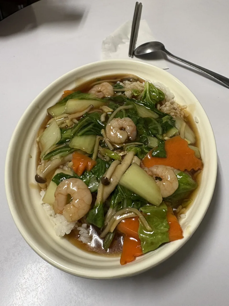 蝦仁燴飯