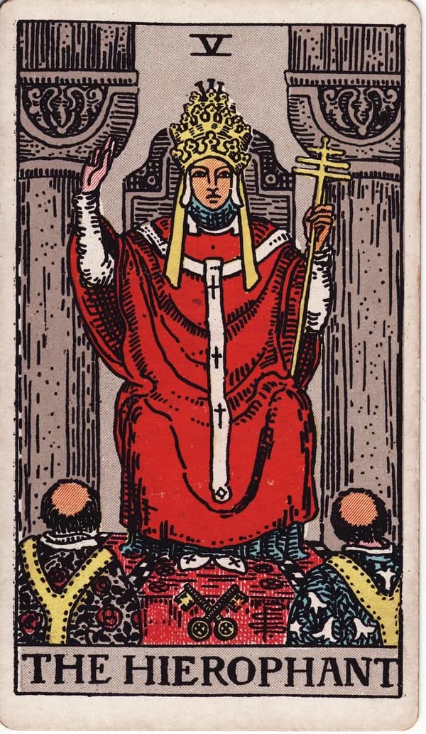 教皇 The Hierophant 塔羅牌