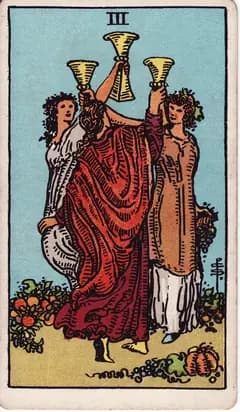 聖杯三 Three of Cups