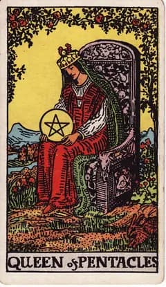 錢幣王后 Queen of Pentacles
