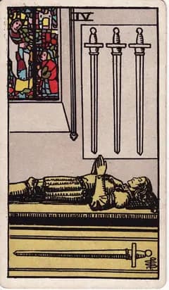 寶劍四 Four of Swords